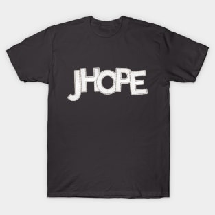 BTS Bangtan Jhope Jung Hoseok typography text army | Morcaworks T-Shirt